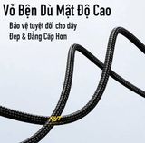  Dây Sạc Nhanh 20W PD Đầu Hợp Kim Bọc Dù Sang Trọng - Dùng Cho Phone 6-14 Bảo Hành 12T Đổi Mới 