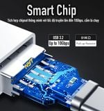  Đầu Chuyển Type C Sang USB 3.2 10Gbps OTG Hợp Kim Cao Cấp NYT CD111 
