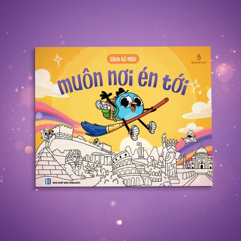Sách Tô Màu: Muôn Nơi Én Tới