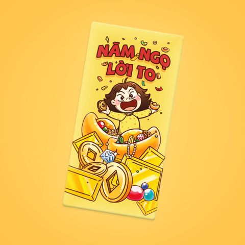 NHÓC PƯƠNG: SET 5 BAO LÌ XÌ NĂM NGỌ