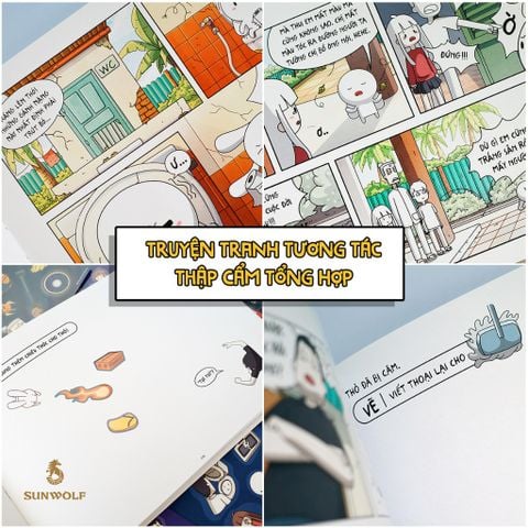 TRUYỆN TRANH TƯƠNG TÁC THỎ BẢY MÀU