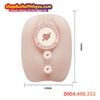 Âm Đạo Giả Dạng Silicone Rung Cầm Tay Có Lông Mềm Mịn BAILE