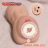  Âm đạo giả lỗ hậu môn cầm tay rung rên cảm biến va chạm 