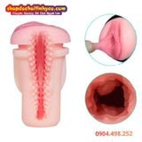  Âm Đạo Giả Rung Hút Thụt Thiết Kế Khoang Hạt Nổi 3D Chân Thực 
