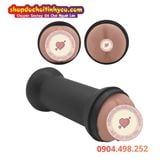  Âm đạo hậu môn miệng giả 2 đầu cầm tay hình quả tạ Lovetoy 