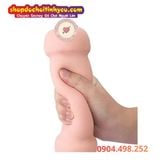 Âm đạo hậu môn miệng giả 2 đầu cầm tay hình quả tạ Lovetoy 