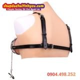  Áo Khóa Ngực SM Chất Liệu Thép Không Gỉ Khống Chế Bạn Tình 