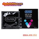  Bao Cao Su DUREX MUTUAL CLIMAX Gân Gai Kéo Dài Thời Gian 