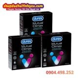  Bao Cao Su DUREX MUTUAL CLIMAX Gân Gai Kéo Dài Thời Gian 