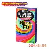  Bao Cao Su Sagami Miracle Fit Siêu Mỏng Ôm Sát Dương Vật 