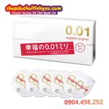  Bao Cao Su Sagami Original 0.01 Siêu Mỏng Truyền Nhiệt Nhanh 
