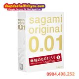  Bao Cao Su Sagami Original 0.01 Siêu Mỏng Truyền Nhiệt Nhanh 