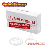  Bao Cao Su Sagami Original 0.02 Trong Suốt Độ Mỏng Đỉnh Cao 