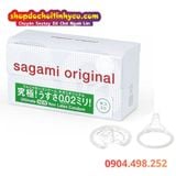  Bao Cao Su Sagami Original 0.02 Trong Suốt Độ Mỏng Đỉnh Cao 