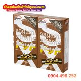  Bao Cao Su Sagami Xtreme Feel Up Có Gân Chấm Nổi Trong Suốt 