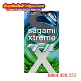  Bao Cao Su Sagami Xtreme Spearmint Hương Bạc Hà Mát Lạnh 
