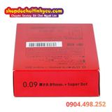  Bao Cao Su Siêu Gai Sagami Super Dot 0.09 Kéo Dài Cuộc Yêu 