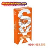  Bao Cao Su Siêu Mỏng Sagami Love Me Gold Orange Hộp 10 Bao 