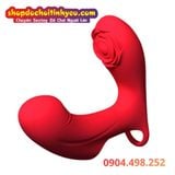  Bao Đeo Ngón Tay Rung Kèm Đầu Phụ Hoa Hồng Điều Khiển Qua App 