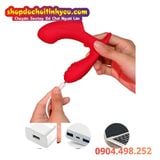 Bao Đeo Ngón Tay Rung Kèm Đầu Phụ Hoa Hồng Điều Khiển Qua App 
