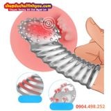  Bao Đeo Ngón Tay Thiết Kế Nhiều Hạt Nổi Lớn Kích Thích Âm Đạo 