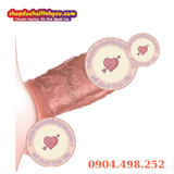  Bao Đôn Dương Vật Hở Đầu Gân Nổi To Kèm Vòng Khóa Tinh Hoàn 