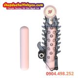  Bao Đôn Dương Vật Nhiều Gai Có Rung Siêu Phê DRAGON TEETH 