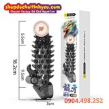  Bao Đôn Dương Vật Nhiều Gai Có Rung Siêu Phê DRAGON TEETH 