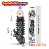  Bao Đôn Dương Vật Nhiều Gai Có Rung Siêu Phê DRAGON TEETH 