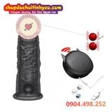  Bao Đôn Dương Vật Rung Kép Kèm Đầu Răng Sói Điều Khiển Từ Xa 
