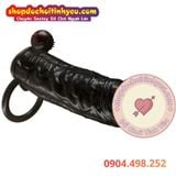  Bao Đôn Dương Vật Rung Kép Kèm Đầu Răng Sói Điều Khiển Từ Xa 