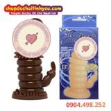  Bao Đôn Dương Vật Gai Vân Nổi Kèm Đầu Phụ Tai Thỏ WOLDTOOTH 