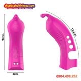  Bao Ngón Tay Có Đầu Nhỏ Tròn Rung Móc Âm Đạo Điều Khiển App 