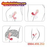  Bao Ngón Tay Rung Hình Dương Vật Gân Nổi Kèm Đầu Hoa Có Gai 
