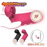  Bao Ngón Tay Rung Hình Dương Vật Gân Nổi Kèm Đầu Hoa Có Gai 
