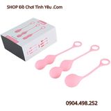  Bộ Bóng Tập Cơ Sàn Chậu Phục Hồi Âm Đạo Se Khít Tự Nhiên MAIG 