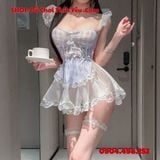  Bộ Váy Xuyên Thấu Nhập Vai Hầu Gái Khoe Lưng Trần Gợi Cảm 