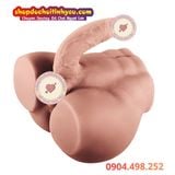  Búp bê nửa thân hậu môn dương vật to dài uốn cong tùy chỉnh 