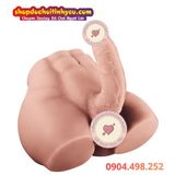  Búp bê nửa thân hậu môn dương vật to dài uốn cong tùy chỉnh 