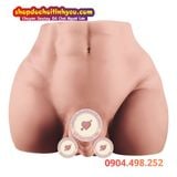  Búp bê nửa thân hậu môn dương vật to dài uốn cong tùy chỉnh 