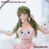  Búp Bê Tình Dục Anime Cô Em Nhỏ Nhắn Tóc Xanh Mắt To Hút Hồn 