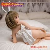  Búp bê tình dục anime hoạt hình nhỏ vú thạch mặc cosplay thỏ 