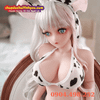 Búp bê tình dục anime nhỏ mặc cosplay bò sữa