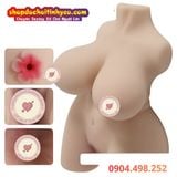  Búp Bê Tình Dục Bán Thân 4 Trong 1 Có Cặp Ngực Khủng Nở Hoa 
