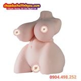  Búp Bê Tình Dục Bán Thân 4 Trong 1 Có Cặp Ngực Khủng Nở Hoa 