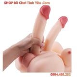  Búp Bê Tình Dục Bán Thân Bisexual Vú To Có 2 Dương Vật Khủng 