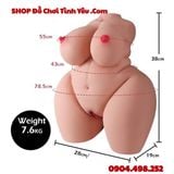  Búp Bê Tình Dục Bán Thân Chubby Mông To Vú Khủng Chân Thật 