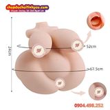  Búp Bê Tình Dục Bán Thân Độc Dị Vú To Mở Miệng Có Lỗ Tử Cung 