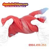  Búp Bê Tình Dục Bán Thân Fantasy Hình Dáng Rồng Đỏ Gợi Dục 