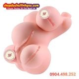  Búp Bê Tình Dục Bán Thân Mang Thai Thiết Kế 4 Lỗ Lòi Tử Cung 
